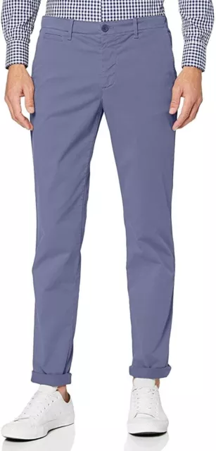 "Pantaloni sottili chino da uomo blu United Colors of Benetton taglia 42-28"""