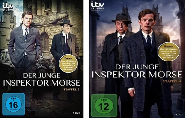 Der Junge Inspektor Morse Staffel 4 Musik 5 DVDS * DER JUNGE INSPEKTOR MORSE - STAFFEL / SEASON 4 + 5 IM SET