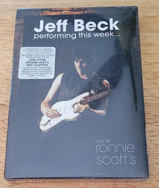 Jeff Beck: Performing This Week... Live at Ronnie Scott's (DVD) New and Sealed