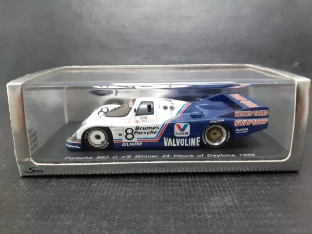 Spark Porsche 962 #8 Winner Daytona 1985 1/43 Resin Diecast No Minichamps Tsm