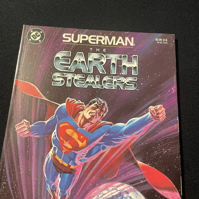 Superman The Earth Stealers DC Comics VG John Byrne Curt Swan Vintage 1988 2