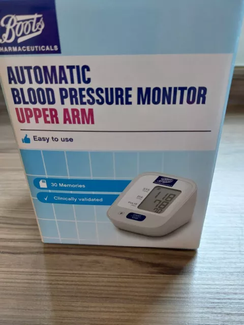 Boots Automatic Blood Pressure Monitor -Upper Arm Unit 30 Memories