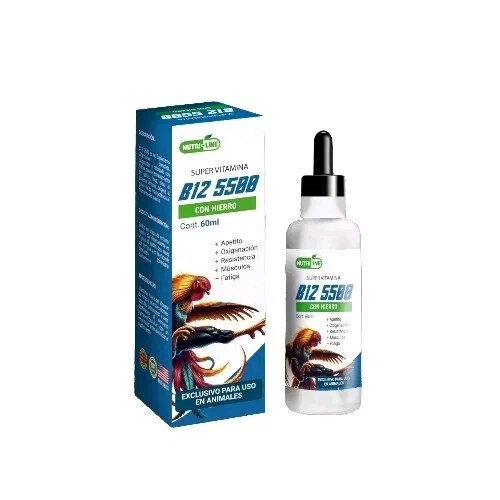 super b12 5500 con hierro l carnitina booster for rooster Poultry Energy Recovery Supplement Super B12 5500 With Iron – 60 Ml Liquid  Vitamin B12 Supplement For Poultry, Chickens, Roosters & Gamefowl Nutri-Vet  XL Puppy Vitamins & Supplements