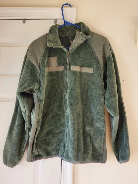 MADE IN USA PolarTec 300 Cold Weather Military Fleece Jacket Army