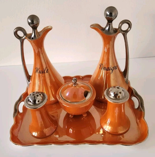 Ancien Mini Pot En Porcelaine Blanc – Marmite Ou Pot à Sel/poivre Pour Dînette