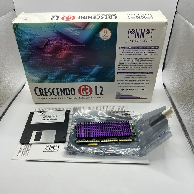 SONNET CRESCENDO L2 G3 300 MHz/512 Rev B Upgrade Card for Mac TAM