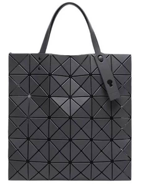 BAO BAO ISSEY MIYAKE Prism Shoulder Tote Bag PVC Black New Unused 13.39"x13.39"