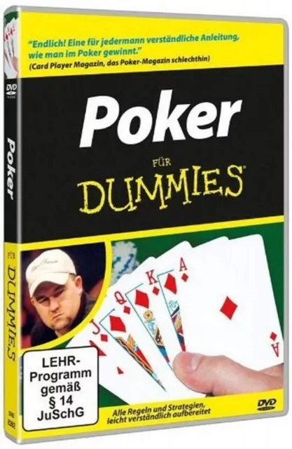 POKER FÜR DUMMIES Regeln + Strategien verständlich aufbereitet - DVD NEU (#2950