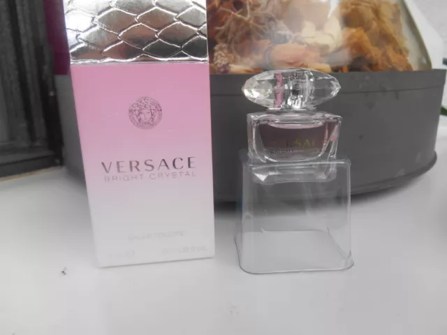 Miniature  de parfum pleine 5ML EDT "  BRIGHT CRYSTAL de VERSACE"