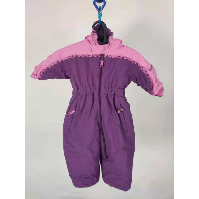 (V) REI Girl snow bodysuit LS winter waterproof ski snowboard sz 12 months
