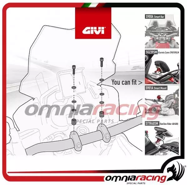 Givi Kit Smart Bar S900A/Smart Mount S901A KTM 1290 Super Adventure S/T/R 2017>