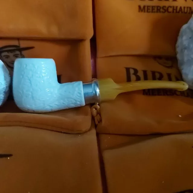 1A Block Meerschaum Pfeife Akryl Mundstück - 9mm Filter Meerschaumpfeife pipe