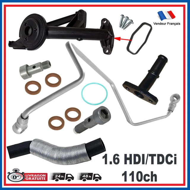 Tubo Di Lubrificazione Mandata Olio Turbo Per PEUGEOT 107 206 207 1.4 HDI 5904474304402 - 10