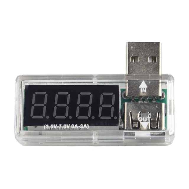TESTEUR DE COURANT de tension électrique mobile USB haute précision 3 ...