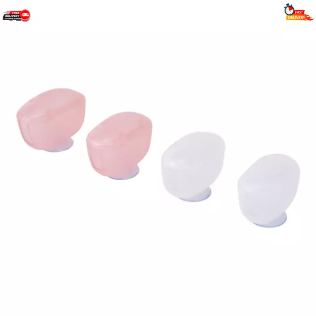 4pcs Travel Toothbrush Head Cover Case Cap Holder Suction Brush Cleaner Protect