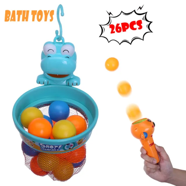 - Bathroom/Indoor Toys Fun Basketball Basket Shooting Ball Children's Gift Set -
