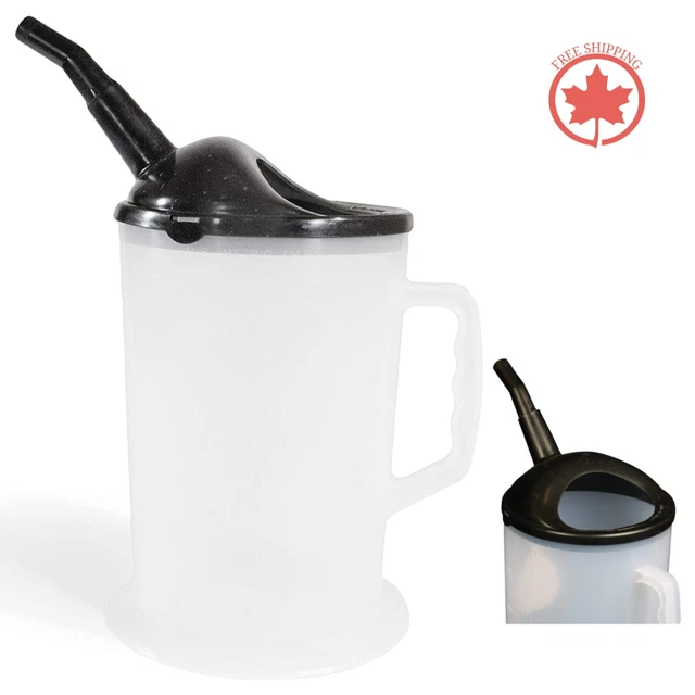 Heavy Duty Graduated Measuring Container with Spout - 4.5 Quart Capacity 1 Pound