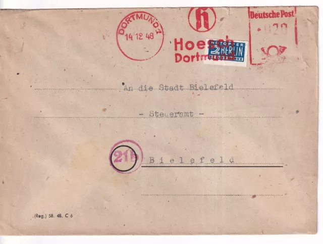 NACH 45 / AFS, Dortmund, Hoesch, 14.12.48