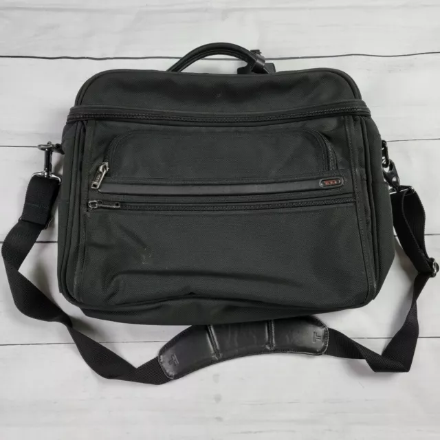 Tumi Alpha 3 Portfolio Messenger Bag Laptop Carrier Shoulder Bag Nylon Ballistic