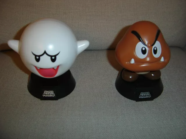 Paladone 2 lampes Super Mario bros lampe boo 3D