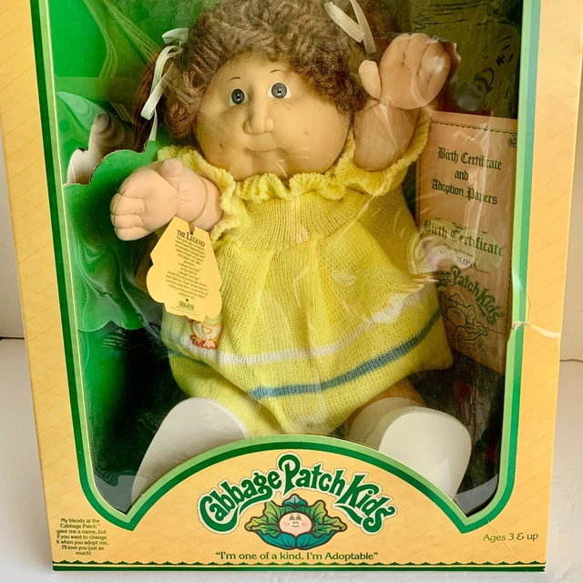 ORIGINAL COLECO Cabbage Patch Kids Girl Doll "MEG ILONA'" w