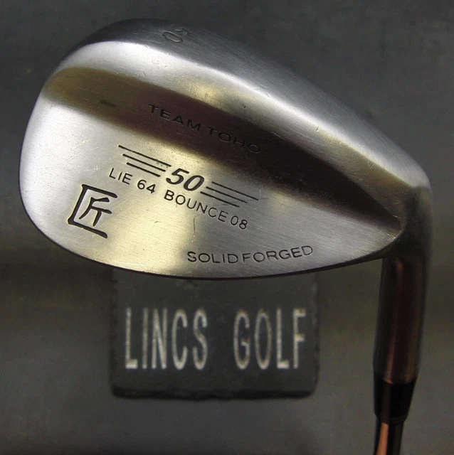 Team Toho Solid Forged 50° Gap Wedge Regular Steel Shaft Golf Pride Grip Team Toho Solid Forged 50° Gap Wedge Regular Steel Shaft Golf Pride Grip