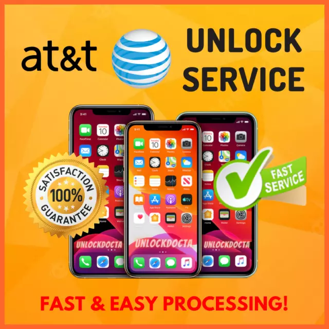 Servicio de desbloqueo de red de AT&T EE. UU. - iPhone XR/Xs/Xs Max/X/8/7/6s/6/5s/5/Plus ATT