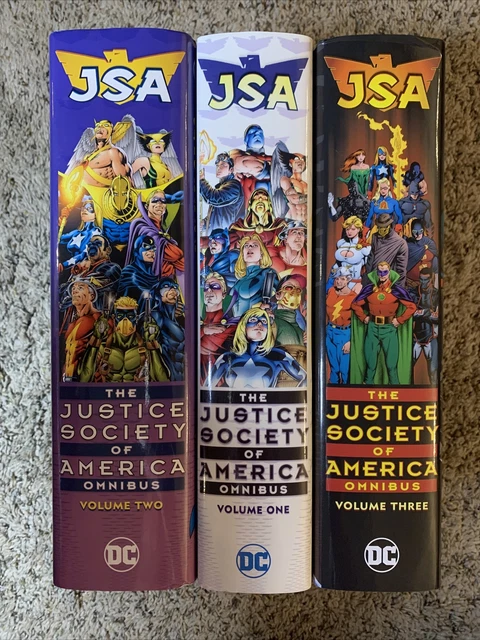 JSA Omnibus HC Set Vol 1 2 3 Geoff Johns Justice Society of America DC JLA 87 28