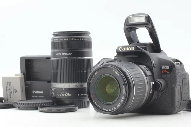 MINT CANON EOS Kiss X9 EF-S 18-55mm F4-5.6 IS STM, fully