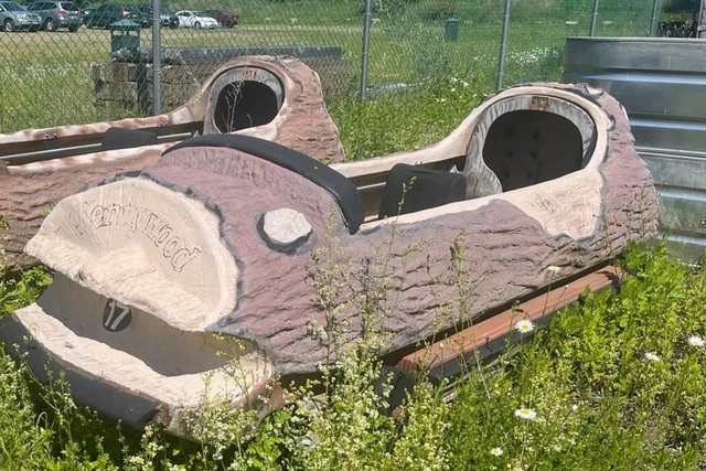 Kennywood Park Log Jammer – Original Flume Ride Vehicle Kennywood Park Log Jammer – Original Flume Ride Vehicle