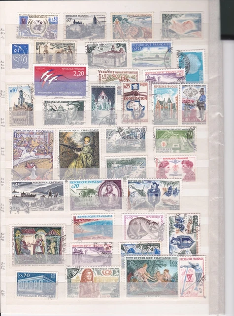 Frankreich gestempelt  schönes Lot  2