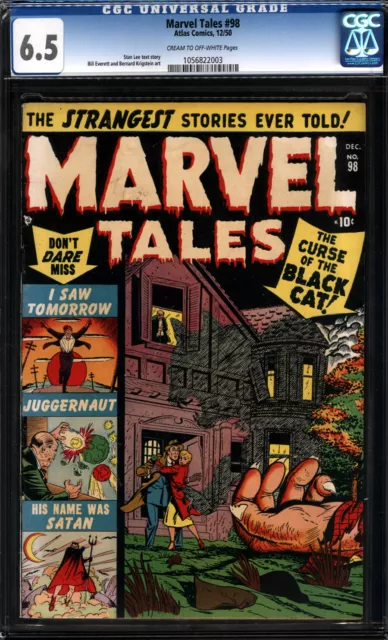 Marvel Tales #98 CGC 6.5 FN+ Unrestored Marvel PCH Pre Code Horror CR/OW Pages