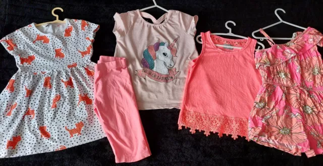 Girls Spring / Summer Clothes Size 5 to 6 years by Next Matalan George etc