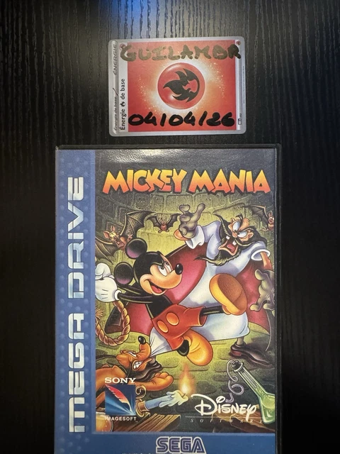 Cartouche Seule Mickey Mania 100% Originale Sega Megadrive