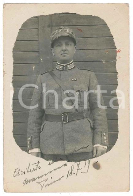1919 TORINO REGIO ESERCITO Ariberto PAVESI Ufficiale di fanteria - Foto 10x15 cm