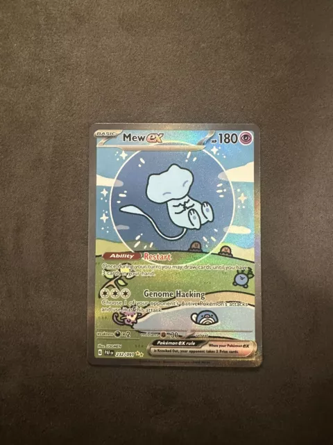 Pokémon TCG Mew ex Scarlet & Violet: Paldean Fates 232/091 Holo Special...