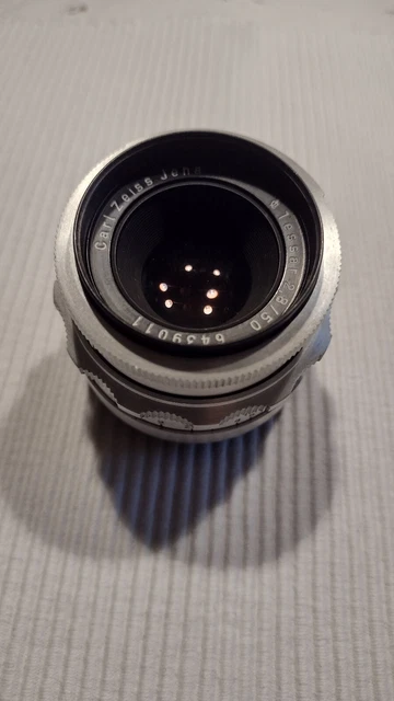 Frühes Carl Zeiss Jena Tessar 2,8/50 Q1 Bajonett gut