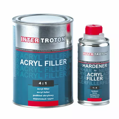 IT Acryl Füller Grundierung HS 4:1  weiß 0,8L + 0,2L Härter Set Troton