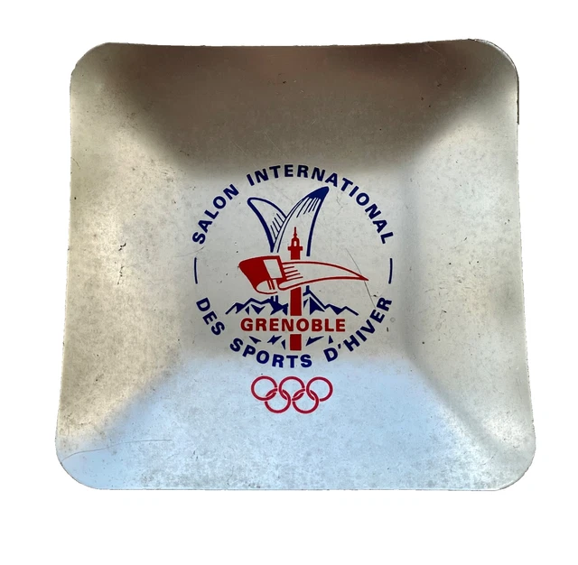 Porte-clés Souvenir Jeux Olympiques De Grenoble 1968 - Clochette CEMOI En Métal, Parfait état, Vintage Français