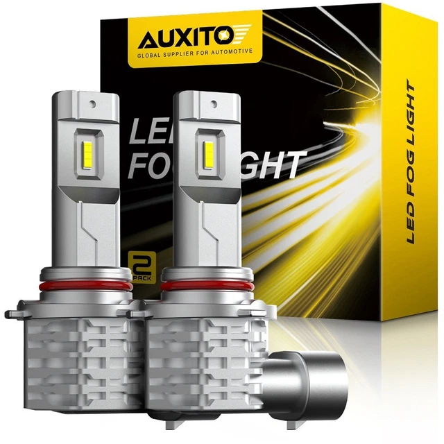 AUXITO 9006 LED Fog Light Bulb DRL Cool White Lamp Wireless Plug Play 6500K EON