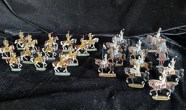 Lot 25 Soldats De Plomb Cavaliers  Ww1 14-18 Allemands Et Divers / Debut Xx Eme