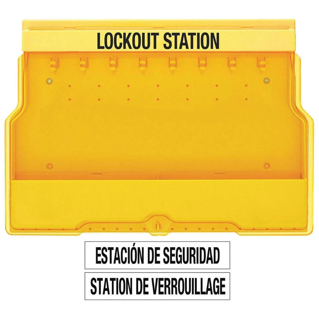 MASTER LOCK S1850 Lockout Station,Unfilled, 22 In W