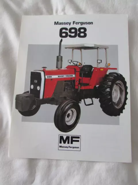 @Massey Ferguson 698 Tractor Sales Specification Leaflet @
