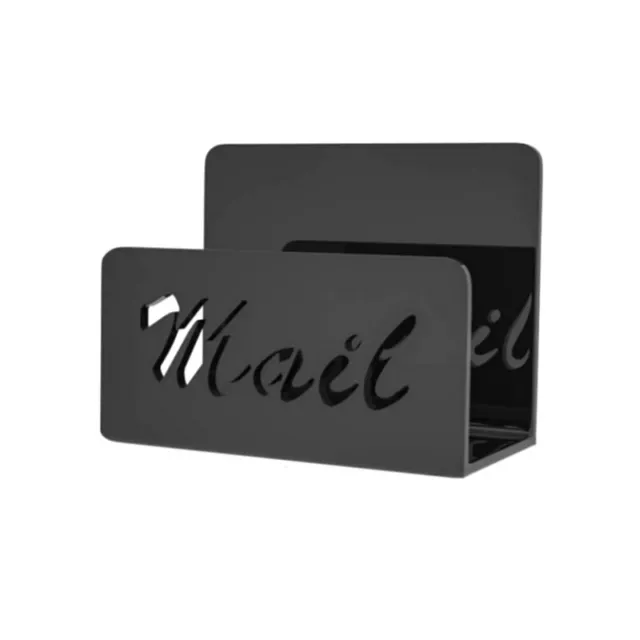 Mail Organizer Countertop Mail Holder Acrylic Mail Sorter for Desk Envelope6988