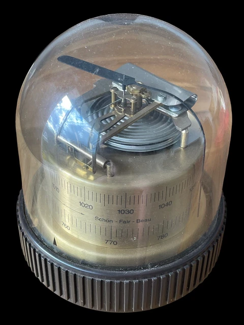 Baromètre Marine Barigo En Laiton - Cadran 110mm, Fabriqué En Allemagne | Décoration Nautique