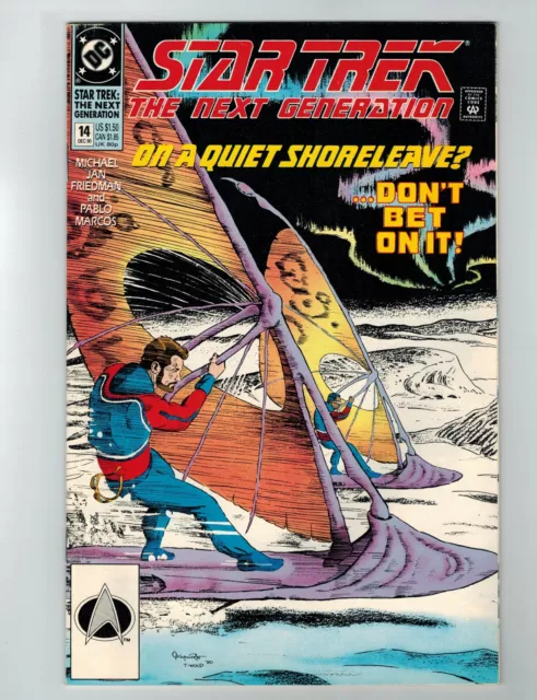 Star Trek the Next Generation #14 Comic Book December 1990 DC Comics