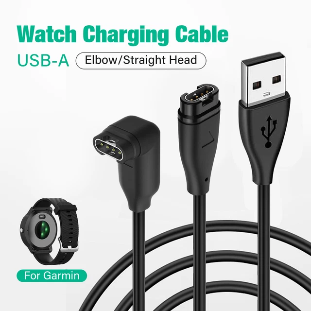 USB C USB A Charger Cable for for Garmin Fenix 5 5S 5X Plus 6 6S 6X Pro ...