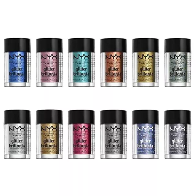 NYX PROFESSIONAL MAKEUP Face & Body Glitter Choose Your Color