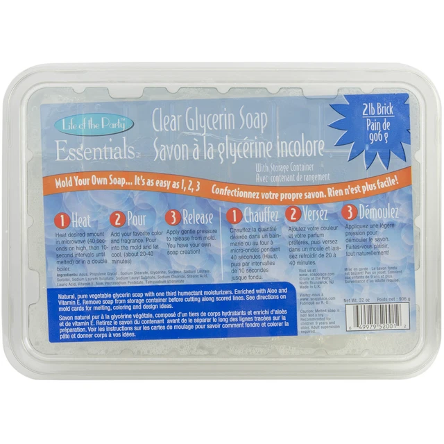 Jabón de glicerina Life of the Party 32 oz transparente 5200-1