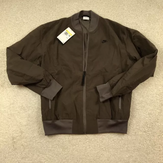 Men's woven sales players bomber jacket